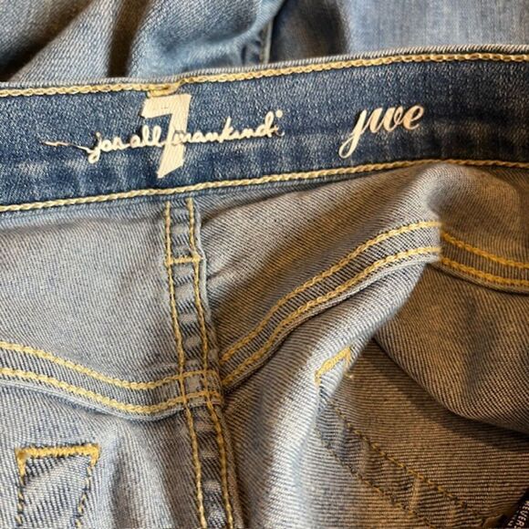7 for All Mankind Women's Jive Jeans Medium Wash Light Thigh Size Slim 27 - Picture 8 of 9